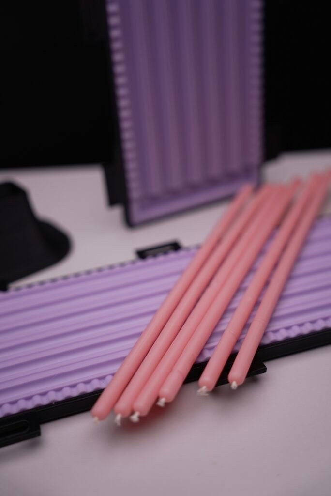 Long candles 24 cm