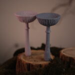 Столова свічка Мухомор 18 см