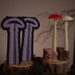 Столова свічка Мухомор 22 см